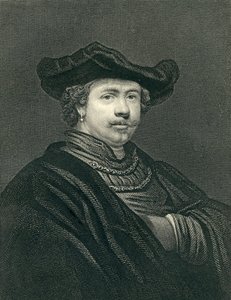 Rembrandt Harmens van Rijn (1606-69) autorstwa English School