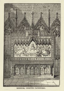 Reredos, Katedra w Chester autorstwa English School