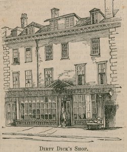 Rezydencja Nicholasa Bentleya przy Leadenhall Street w Londynie, znanego również jako Brudny Dick autorstwa English School