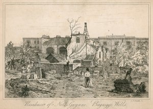 Rezydencja Nell Gwynne, Bagnigge Wells, Londyn autorstwa English School