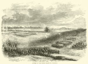 Wycofanie się wojsk francuskich do Vincennes, grudzień 1870 autorstwa English School
