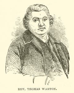 Ks. Thomas Warton (rycina) autorstwa English School