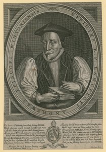 Wielebny Ojciec Lancelot Andrews, biskup Winchester autorstwa English School
