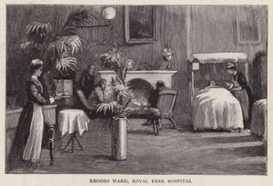 Rhodes Ward, Royal Free Hospital, Londyn (lito) autorstwa English School
