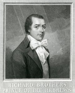 Richard Brothers (1757-1824) (grawerowanie) autorstwa English School