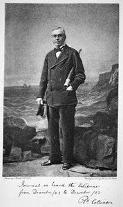 Richard Collinson - lider wyprawy na HMS Enterprise, 1876 (fotograwiura) autorstwa English School