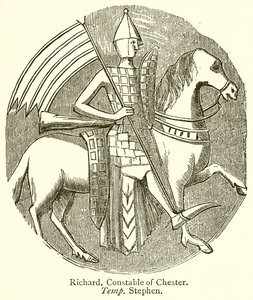 Richard, konstabl Chester. Temp. Stephen autorstwa English School