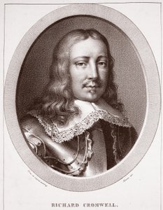 Richard Cromwell, przypisywany Maurinowi, ryty przez de Langlume autorstwa English School