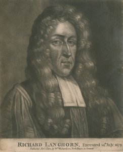 Richard Langhorn, stracony 14 lipca 1679 autorstwa English School