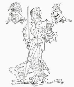 Richard Neville, z „Krótkiej historii Anglików” J. R. Greena, opublikowanej w 1893 r. autorstwa English School