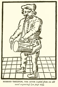 Richard Tarleton, aktor autorstwa English School