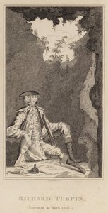 Richard Turpin, stracony w Yorku, 1739 autorstwa English School