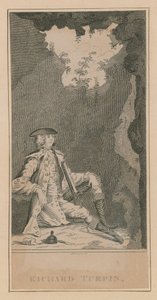 Richard Turpin aka Dick Turpin, rozbójnik autorstwa English School