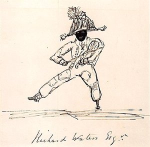 Richard Waters Esq., c.1815 (pióro i atrament na papierze) autorstwa English School