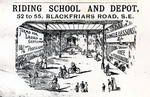 Reitschule und Depot, Blackfriars Road von English School