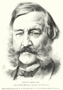 Robert Baker, jeden z inspektorów fabryk Jej Królewskiej Mości (grafika) autorstwa English School