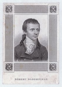 Robert Bloomfield , angielski poeta (Grawerowanie) autorstwa English School