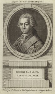 Robert Lord Clive, Baron Plassey autorstwa English School