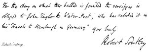 Robert Southey autorstwa English School