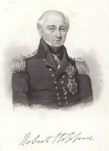 Robert Stopford, brytyjski admirał autorstwa English School