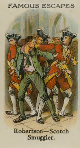 Robertson, przemytnik szkockiej autorstwa English School