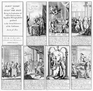 Robins Reign, czyli główne siódemki, 1731 autorstwa English School