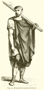 Rzymski Liktor niosący Fasces autorstwa English School