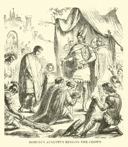 Romulus Augustus rezygnuje z korony autorstwa English School