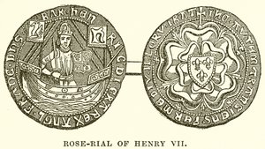 Próba róż Henryka VII autorstwa English School