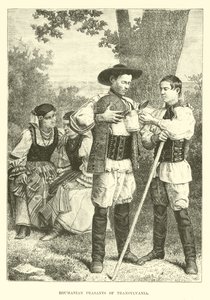 Rumuńscy chłopi z Transylwanii autorstwa English School
