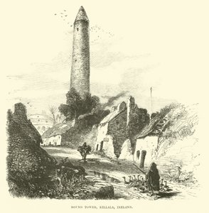 Okrągła Wieża, Killala, Irlandia autorstwa English School