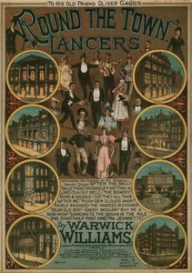 Round the Town Lancers Warwicka Williamsa; zapis nutowy autorstwa English School