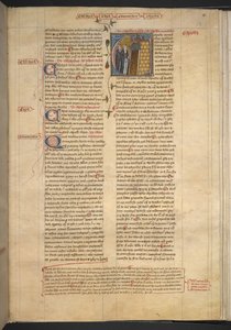 Królewski 6 E VI, f. 232, Capella (kaplica), ok. 1360-75 (welin) autorstwa English School