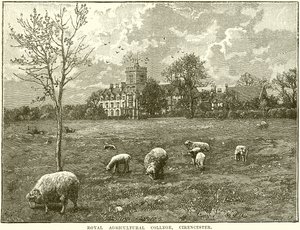 Royal Agricultural College w Cirencester autorstwa English School