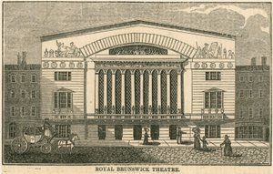 Royal Brunswick Theatre, Londyn autorstwa English School