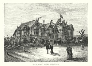 Royal Forest Hotel, Chingford (grawerunek) autorstwa English School