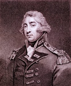 Rt Hon. Thomas Graham, Baron Lynedoch, grawerowane przez Hopwood autorstwa English School