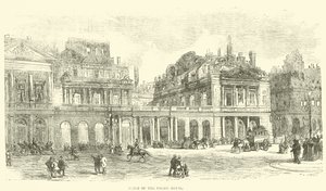 Ruiny Palais Royal, maj 1871 autorstwa English School