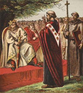 Święty Augustyn i Sasi, wyd. 1890 autorstwa English School