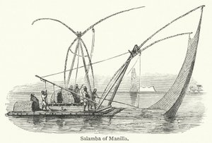 Salamba z Manilli (grawerunek) autorstwa English School