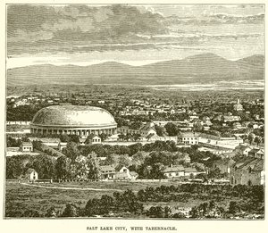 Salt Lake City, z Tabernakulum autorstwa English School