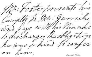 Samuel Foote autorstwa English School