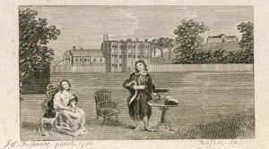Samuel Richardson i panna Highmore autorstwa English School