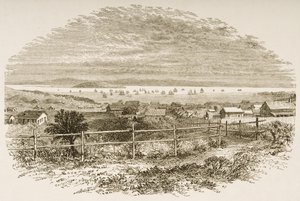 San Francisco w 1849, z „American Pictures”, wydanego przez The Religious Tract Society, 1876 (rycina) autorstwa English School