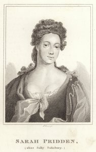 Sarah Pridden, alias Sally Salisbury autorstwa English School