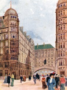 Savoy Hotel, Londyn (kolor lito) autorstwa English School