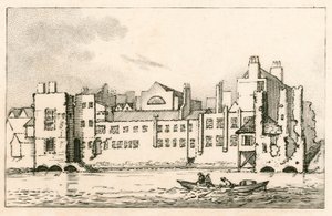 Savoy, Londyn, jak jest obecnie, 1792 autorstwa English School