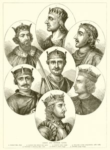 Królowie Sasów i Normanów autorstwa English School