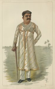 Sayajirao Gaekwad III, Gaekwar z Baroda autorstwa English School