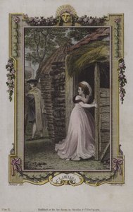 Scena z Clarissy — Samuel Richardson autorstwa English School